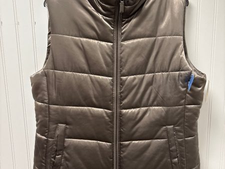 Vest Puffer & Quilted By Talbots In Taupe, Size: L Sale