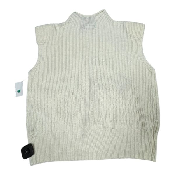 Sweater Top Sleeveless By Vero Moda In Cream, Size: Xl For Cheap