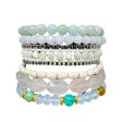 6 Strand Stacked Beaded Bracelet By Victoria Emerson Fashion