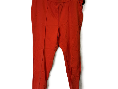 Pants Leggings By Isaac Mizrahi Live Qvc In Red, Size: 1x For Cheap