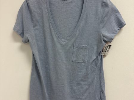 Top Short Sleeve Basic By Madewell In Blue, Size: S Online Sale