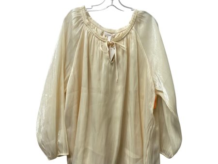 Top Ls By Lc Lauren Conrad In Cream, Size:2X Online now