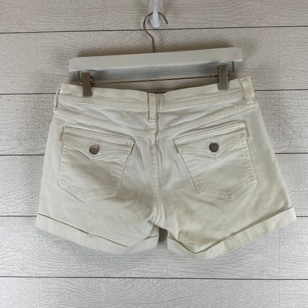 Shorts Designer By David Kahn In White Denim, Size: 6 Online now