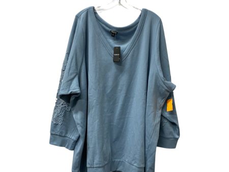 Top Ls By Torrid In Blue, Size:6 on Sale