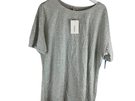 Top Short Sleeve Basic By Clothes Mentor In Grey, Size: 2x For Cheap