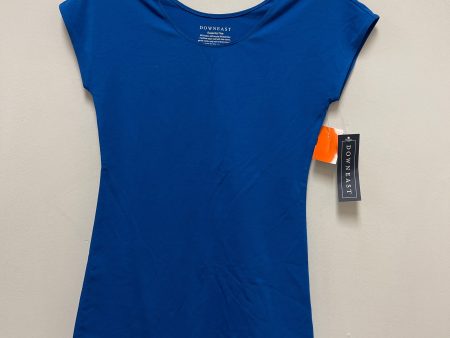 Top Short Sleeve Basic By Downeast In Blue, Size: S Cheap