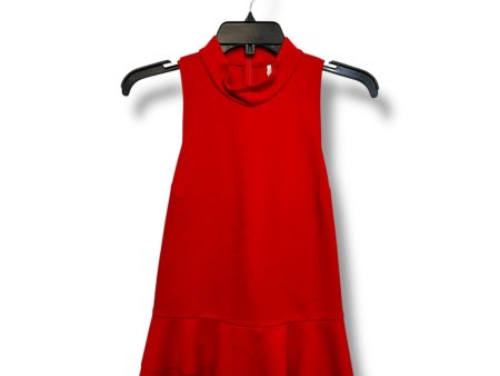 Top Sleeveless By Anthropologie In Red, Size: S Online