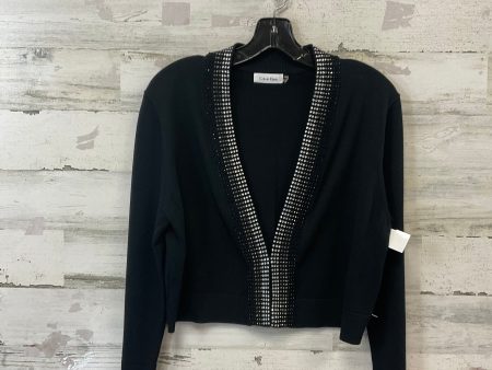 Cardigan By Calvin Klein In Black, Size: L Online Sale