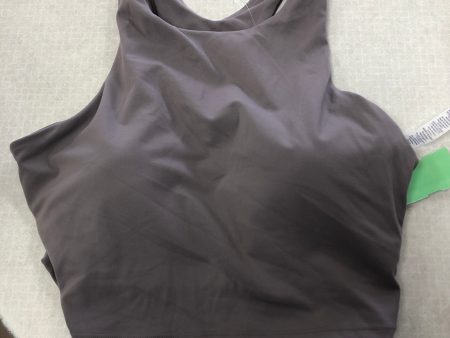 Athletic Bra By Clothes Mentor In Grey, Size: M For Cheap