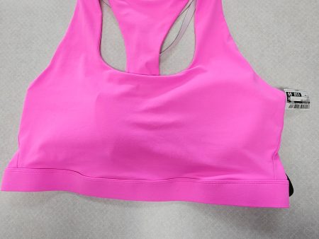 Athletic Bra By Fabletics In Pink, Size: 2x Supply