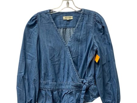 Top Ls By Madewell In Blue Denim, Size:M Fashion