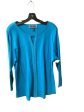 Top 3 4 Sleeve Basic By Karen Scott In Teal, Size: 1x For Cheap