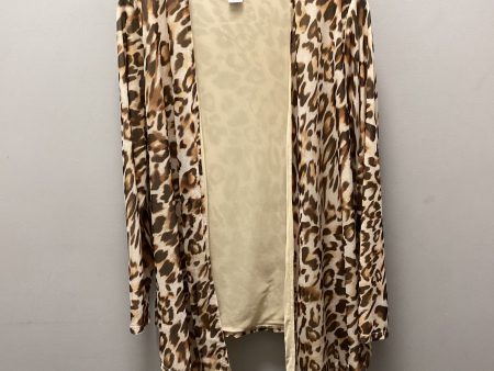 Cardigan By Chicos In Leopard Print, Size: L Hot on Sale