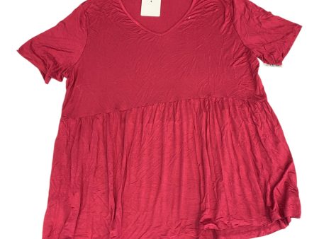 Top Short Sleeve By Cmc In Red, Size: 3x on Sale