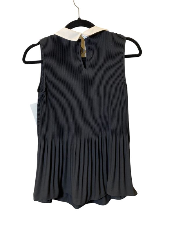 Top Sleeveless By Adrianna Papell In Black & White, Size: S Sale