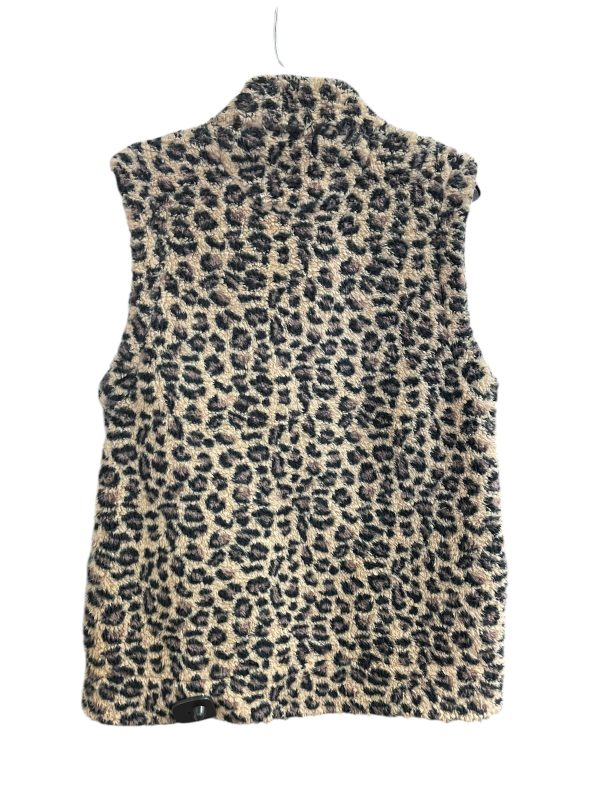 Vest Faux Fur & Sherpa By Calvin Klein In Animal Print, Size: L Online Sale