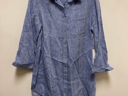 Tunic Long Sleeve By Chicos In Blue, Size: S Online now