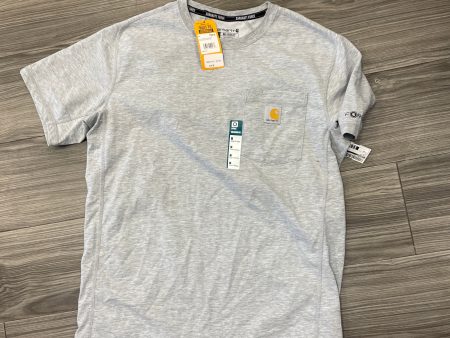 Top Short Sleeve By Carhartt In Grey, Size: M Discount