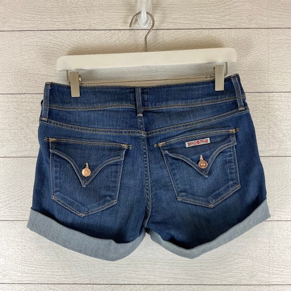 Shorts Designer By Hudson In Blue Denim, Size: 4 For Sale