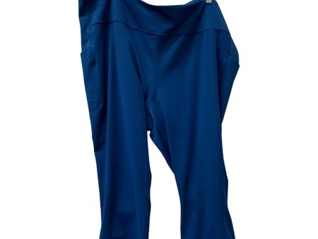 Athletic Capris By Tek Gear In Blue, Size:4X Discount