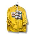 Walt Disney World Sweatshirt Hoodie By Disney Store In Yellow, Size: Xxl Online now