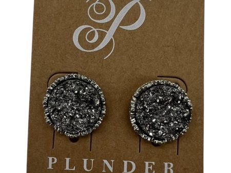 Earrings Stud By Plunder In Silver Discount