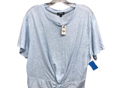 Top Ss By Express In Blue, Size:M Discount