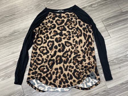 Top Long Sleeve By Amaryllis In Animal Print, Size: Xl Online