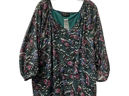 Top Ls By Lane Bryant In Green, Size:3X For Sale