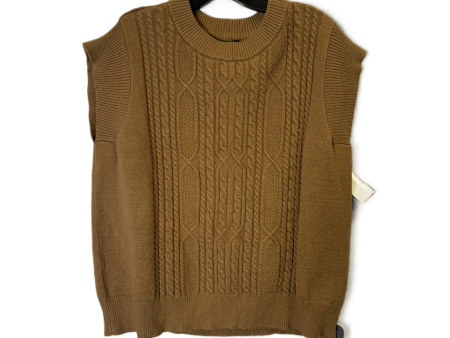 Vest Sweater By Cyrus Knits In Brown, Size: Xl Discount