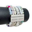 6 Strand Stacked Beaded Bracelet By Victoria Emerson Fashion