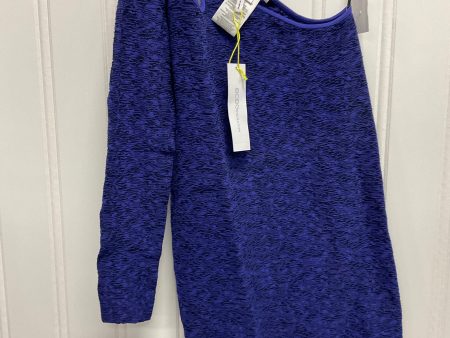 Tunic Long Sleeve By Bcbgeneration In Blue, Size: M Supply