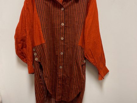 Tunic Long Sleeve By Anthropologie In Orange, Size: Xxs For Discount