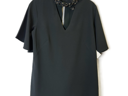 Top Short Sleeve By Ann Taylor In Navy, Size: 6 Hot on Sale