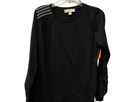 Top Ls By Michael By Michael Kors In Black, Size:L For Sale