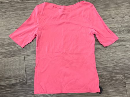 Top Short Sleeve By Charter Club In Pink, Size: S Supply