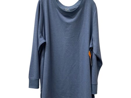 Top Ls By Croft And Barrow In Blue, Size:3X Cheap