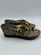 Sandal Wedges Designer By Coach In Brown, Size: 8.5 Online