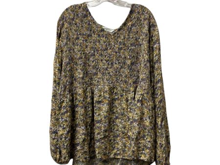 Top Ls By Sonoma In Floral Print, Size:3X Cheap