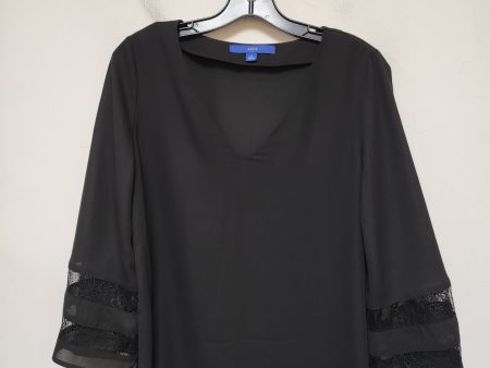 Top Long Sleeve By Apt 9 In Black, Size: S For Discount